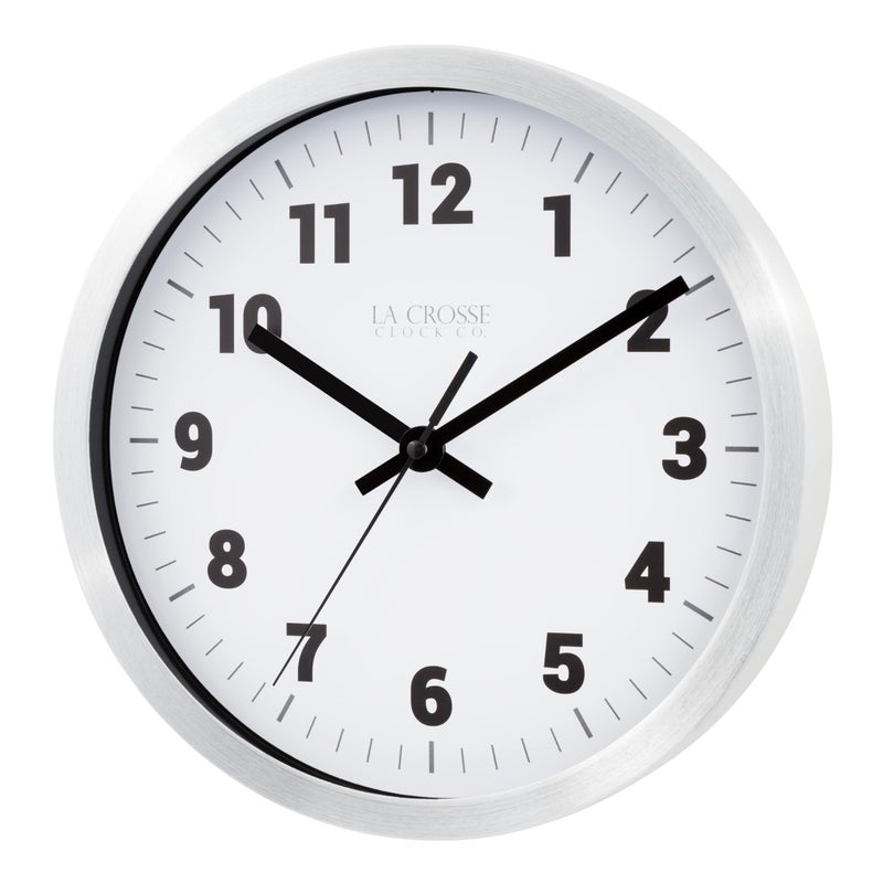 La Crosse Technology La Crosse Clock 404-2626 10-in. Nash Analog Quartz Wall Clock - Image 2